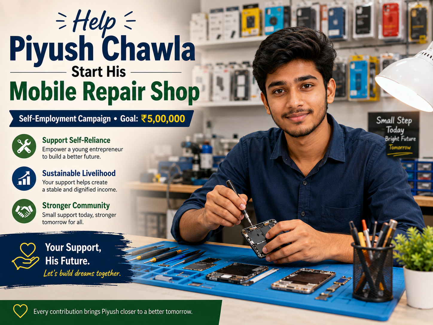 help-piyush-chawla-start-mobile-repair-shop