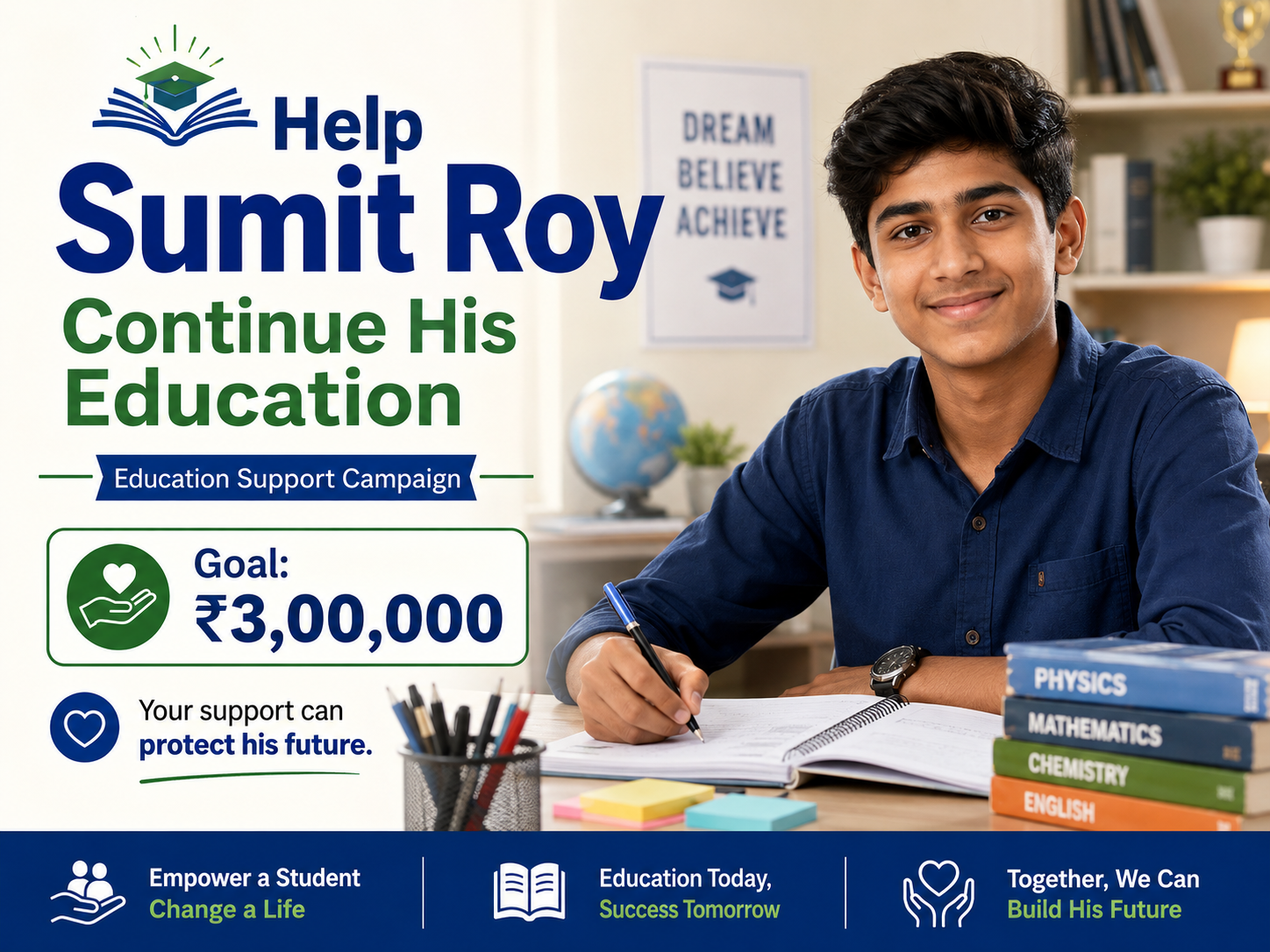 Help Sumit Roy Continue His Education